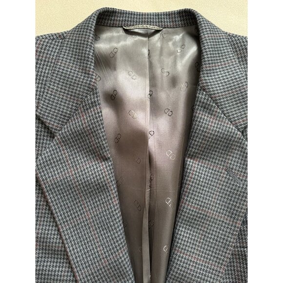 Christian Dior Vintage Monsieur Dillard’s L Wool Two Button Blazer Jacket - Picture 5 of 9